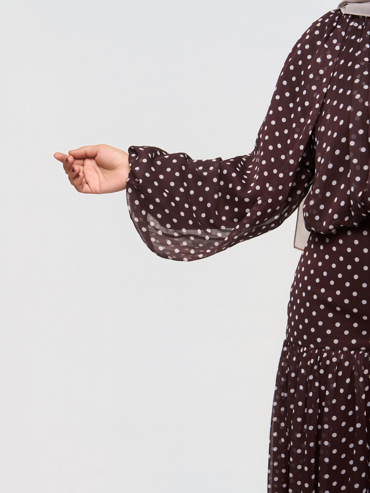 Polka Dot Set- Brown