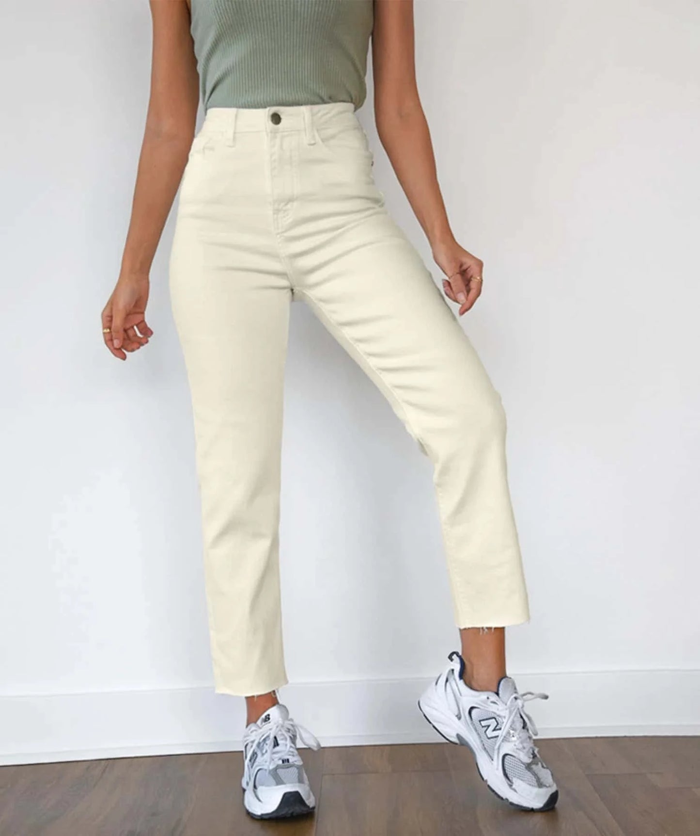 Jean Mom Fit Taille Haute