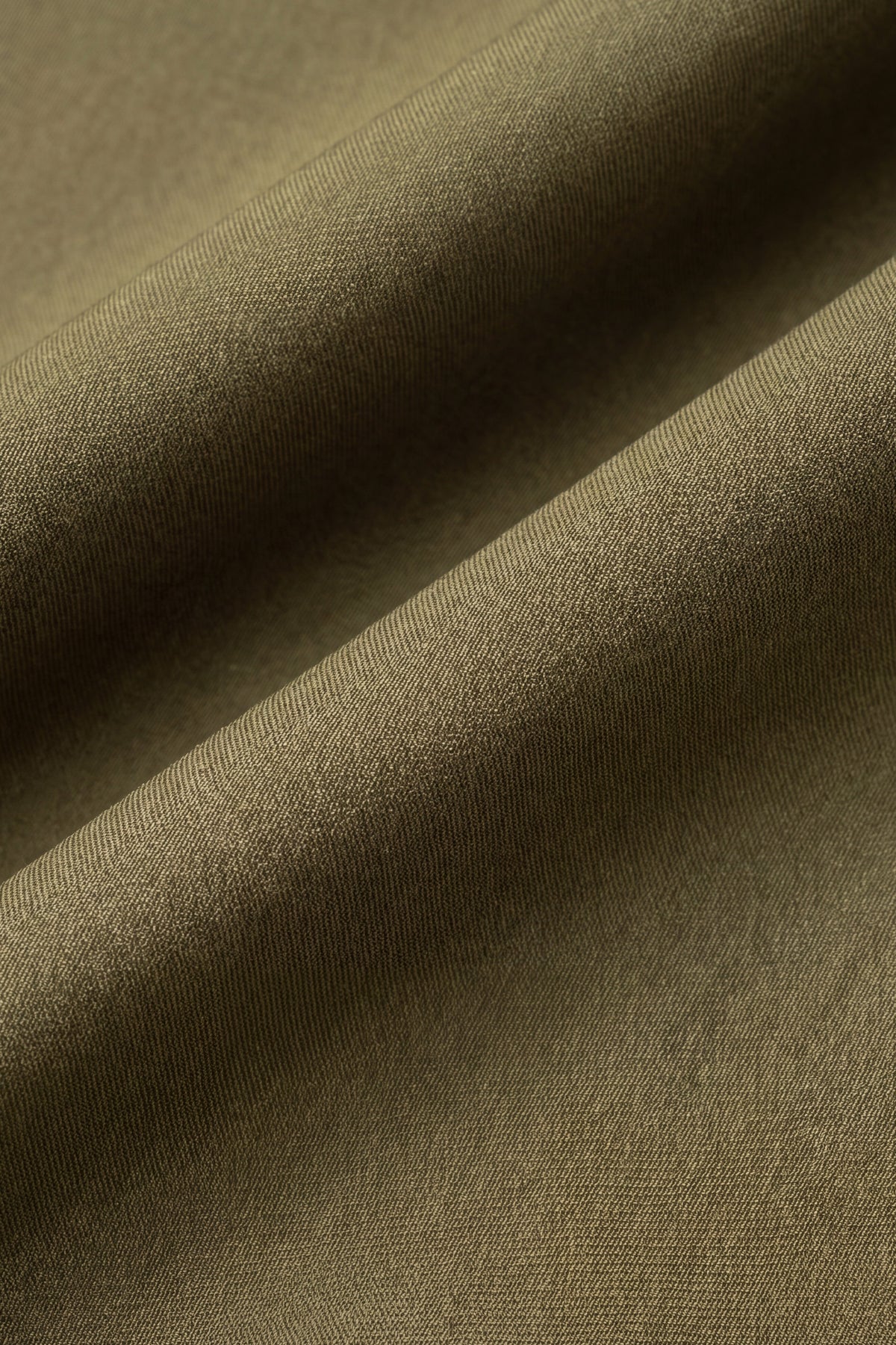 Khaki Powder Touch Crepe Side Wrap Two-Piece
