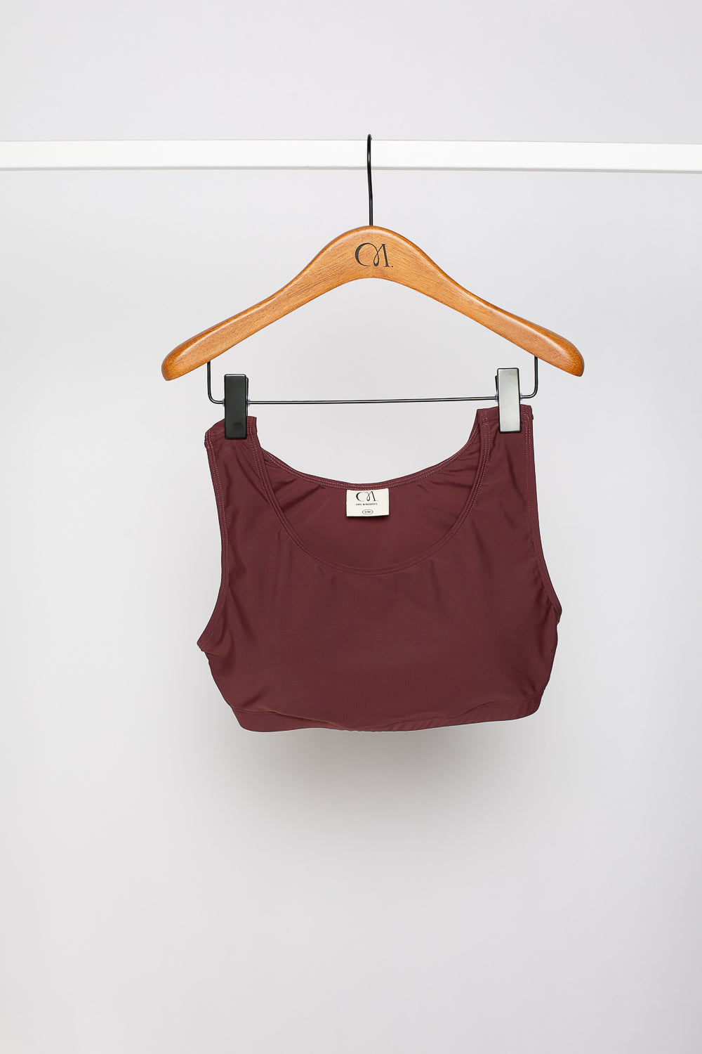 Burkini zip grenat