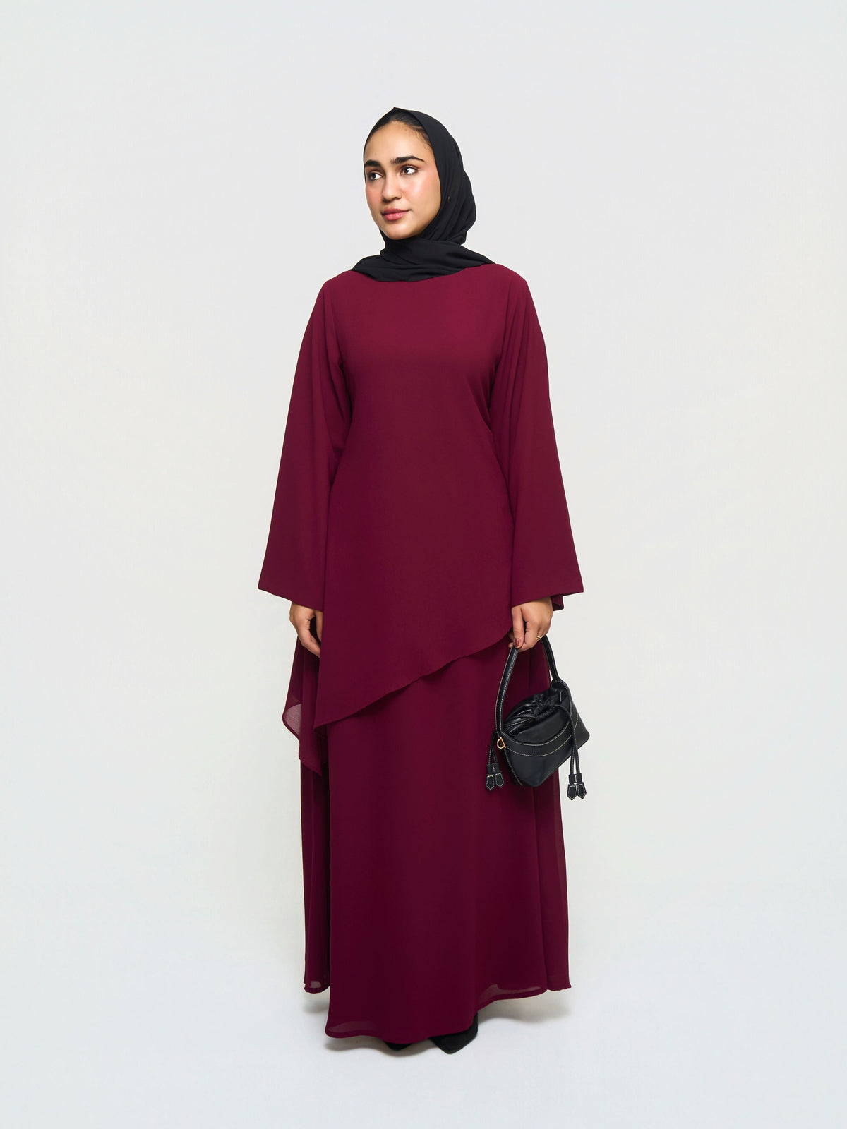 Asymmetric Set - Maroon