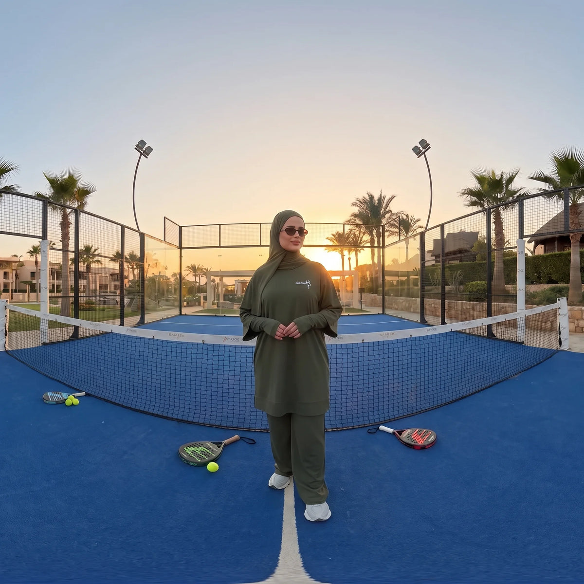 Activewear Modeste Rawnaqe — Ensemble 3 Pièce  Couvrant & Confortable