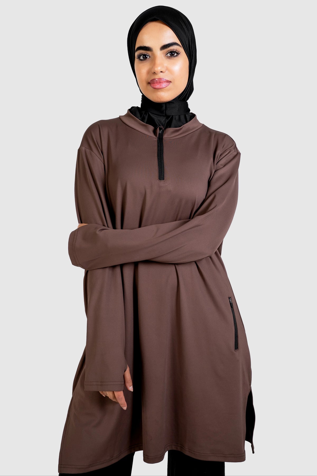 Rawnaqe Active Tunic-Set 3 Pièces – Tunique, Pantalon & Cagoule