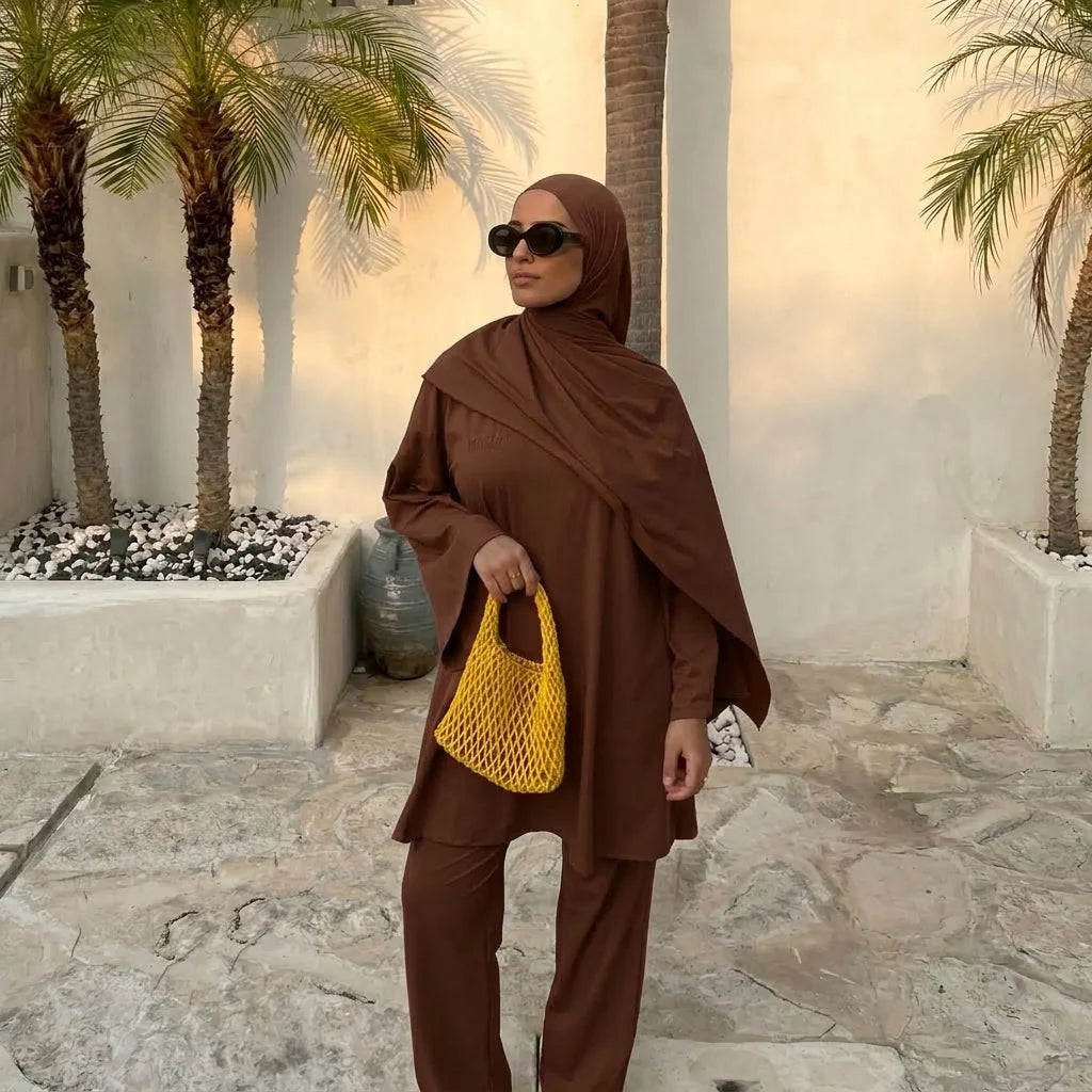 ✨Burkini Lina | Luxe & Modestie – 4 pièces Édition 2026✨