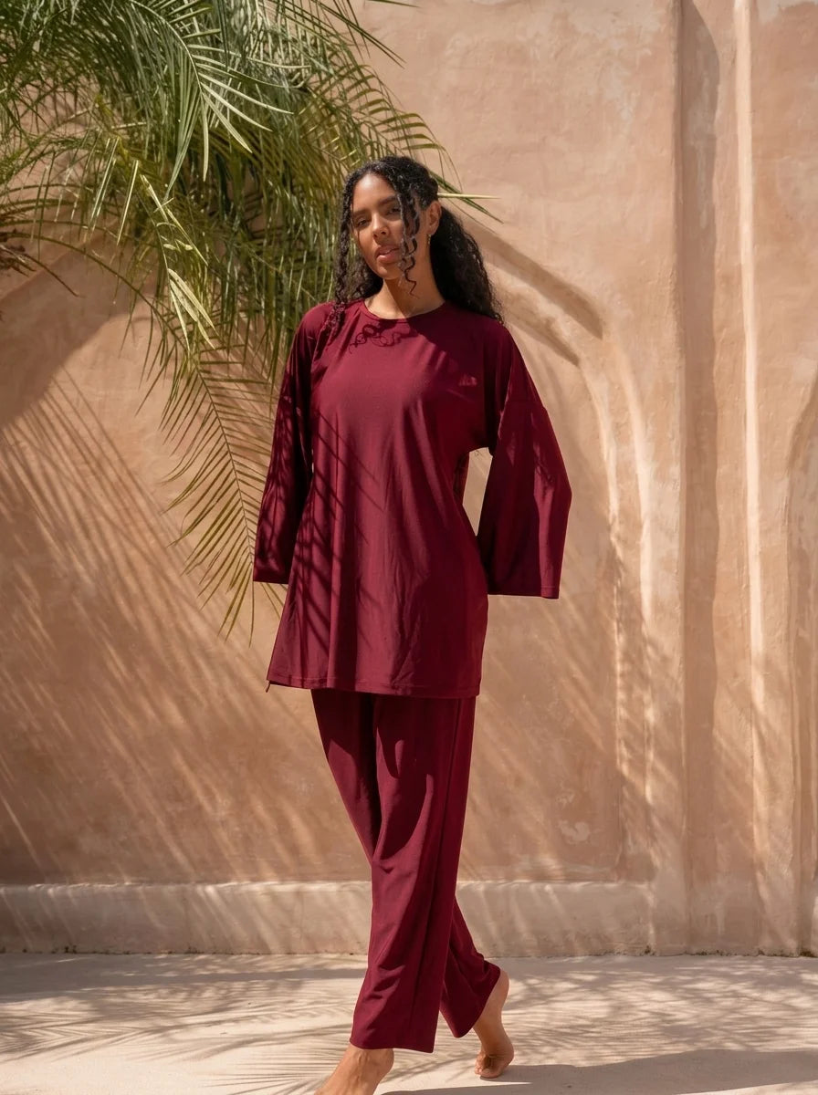 Burkini Lina™ – Ensemble Modeste 4 Pièces