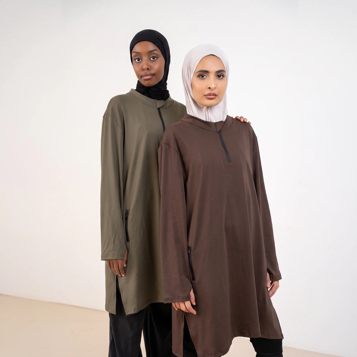 Rawnaqe Active Tunic-Set 3 Pièces – Tunique, Pantalon & Cagoule