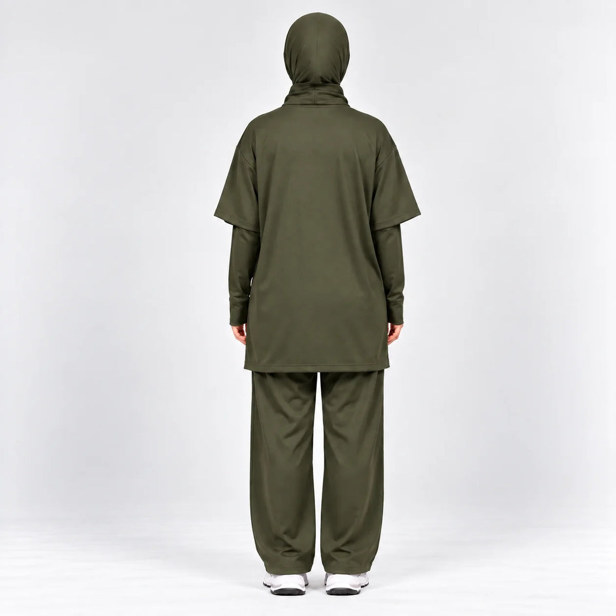 Activewear Modeste Rawnaqe — Ensemble 3 Pièce  Couvrant & Confortable