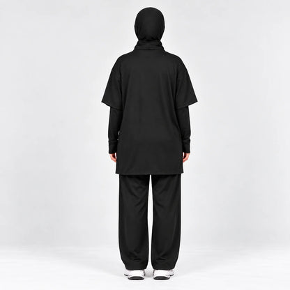 Activewear Modeste Rawnaqe — Ensemble 3 Pièce  Couvrant & Confortable
