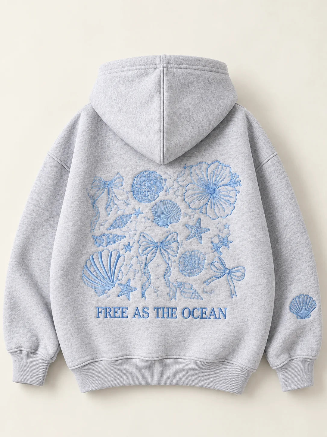 Hoodie Brodé Oversize – Turkish Cotton