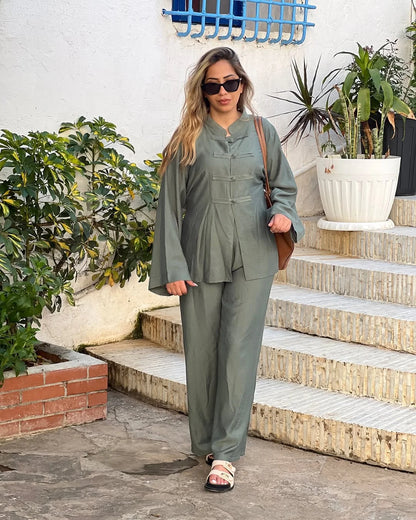 Ensemble Shanghai – Style Oriental Moderne & Confort Absolu