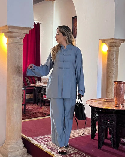 Ensemble Shanghai – Style Oriental Moderne & Confort Absolu