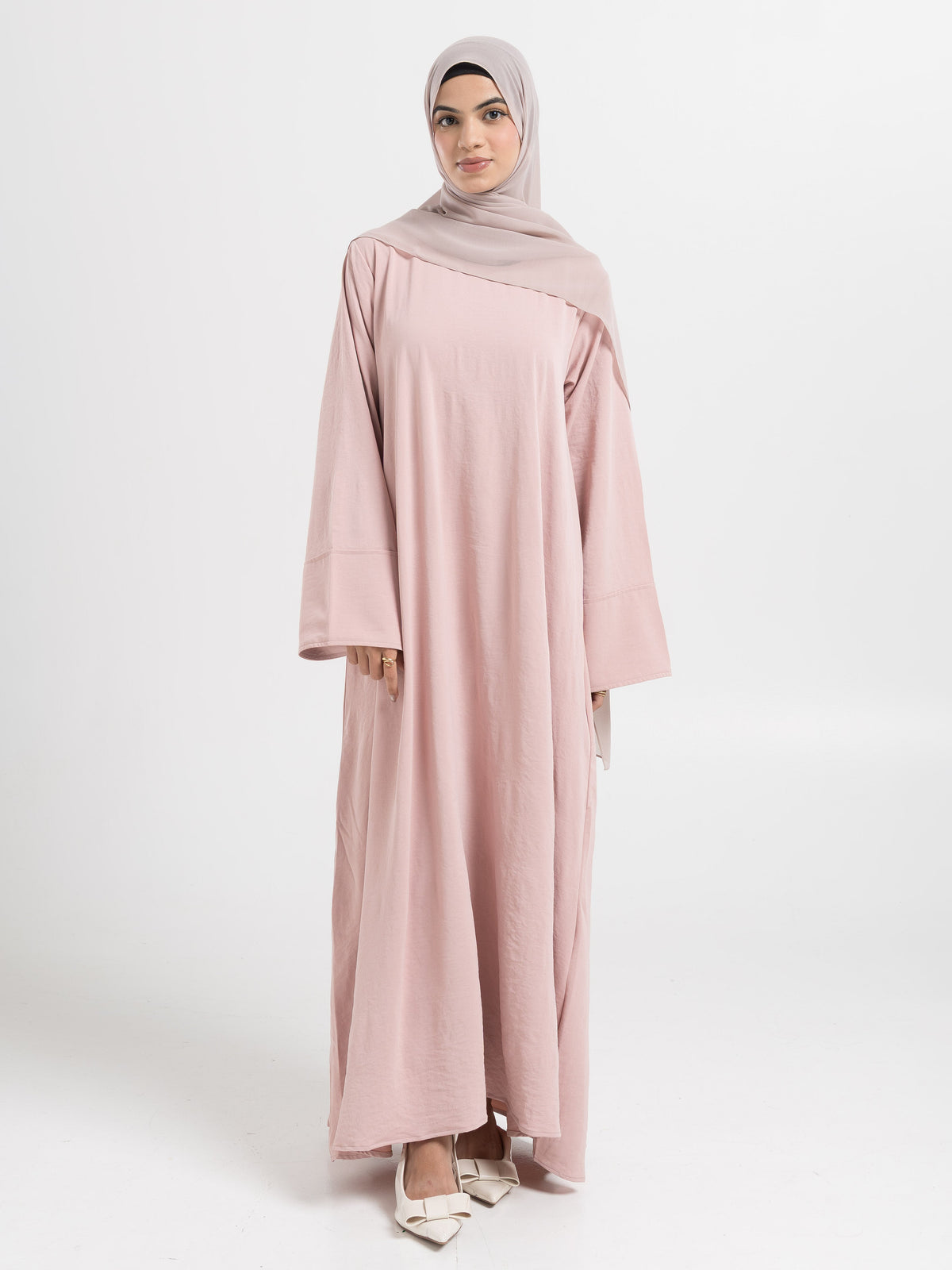 Peach Basic Abaya