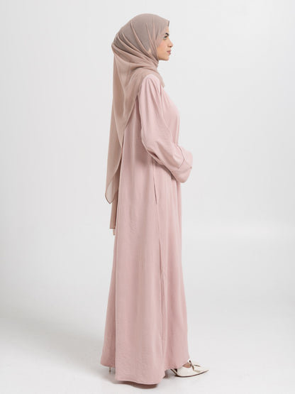 Peach Basic Abaya