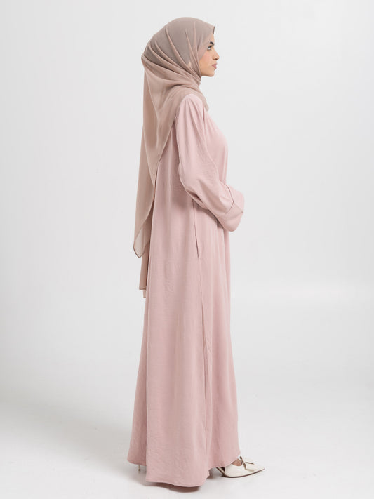 Peach Basic Abaya