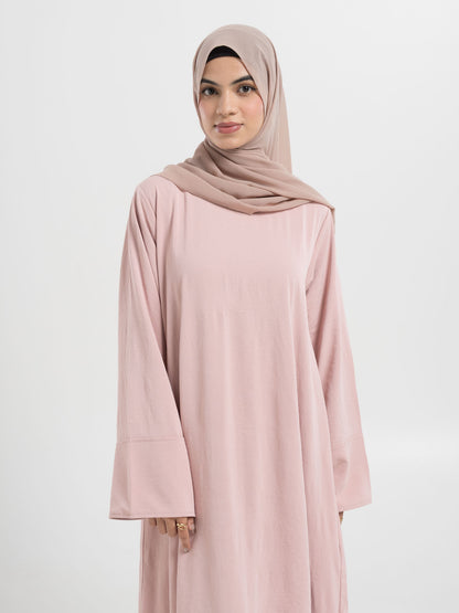 Peach Basic Abaya
