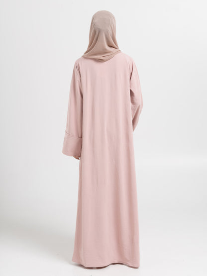 Peach Basic Abaya