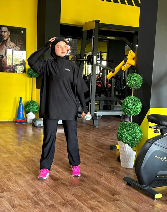 NOLA Activewear by Rawnaqe – Ensemble Modeste 3 pièces