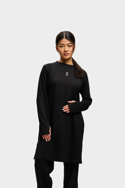Cotton Training Top Black