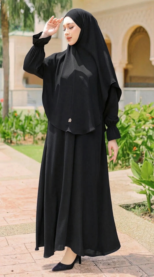 Abaya yusr 3 piéce modeste (Abaya & Hijab & Niqab)