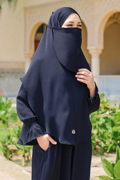 Abaya yusr 3 piéce modeste (Abaya & Hijab & Niqab)