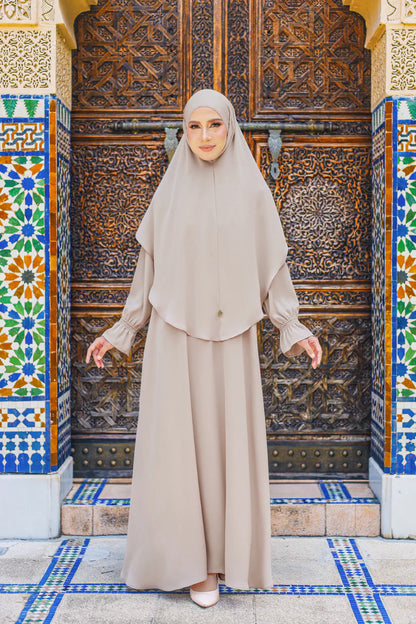 Abaya yusr 3 piéce modeste (Abaya & Hijab & Niqab)