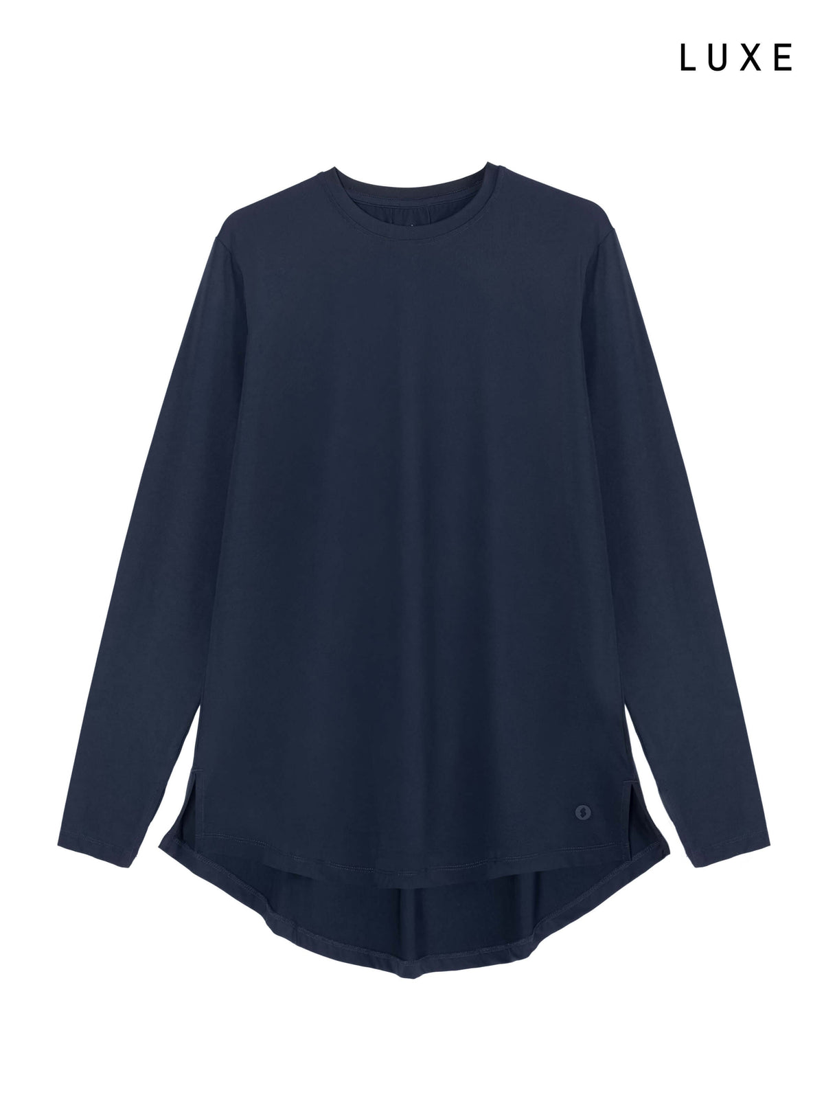 Rawnaqe Luxe | Long Sleeve Sports Top - Navy