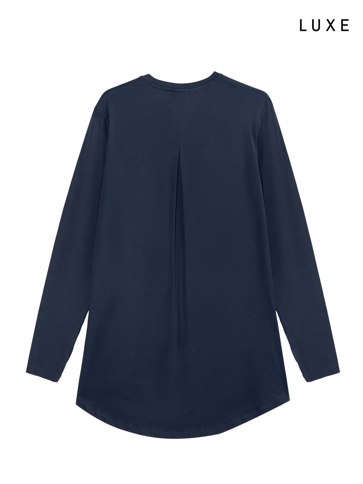 Rawnaqe Luxe | Long Sleeve Sports Top - Navy