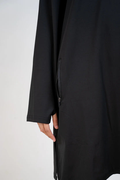 Active Modest Set | Tunique Longue + Pantalon noir Sport