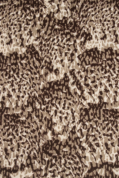 Brown Print Top