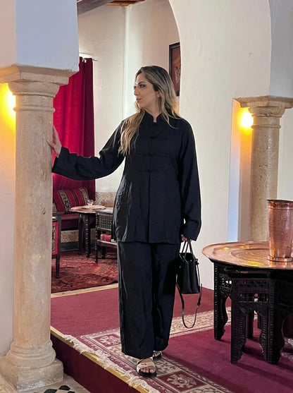 Ensemble Shanghai – Style Oriental Moderne & Confort Absolu