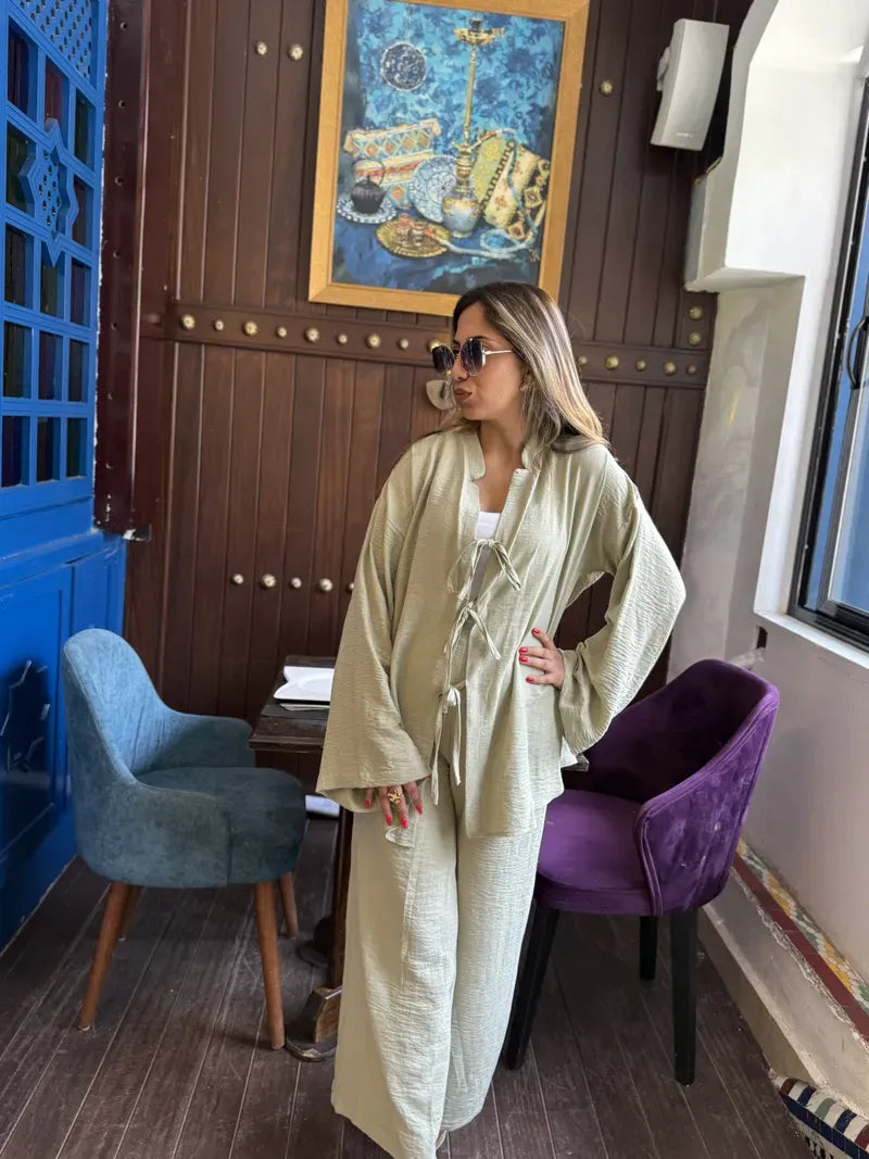 Ensemble Sakoura Élégant – Confort & Style 2en1