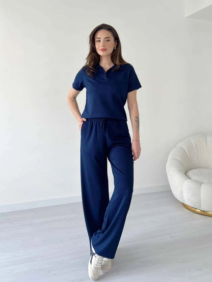 Ensemble Polo & Pantalon Demi-Manches