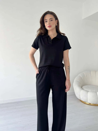 Ensemble Polo & Pantalon Demi-Manches