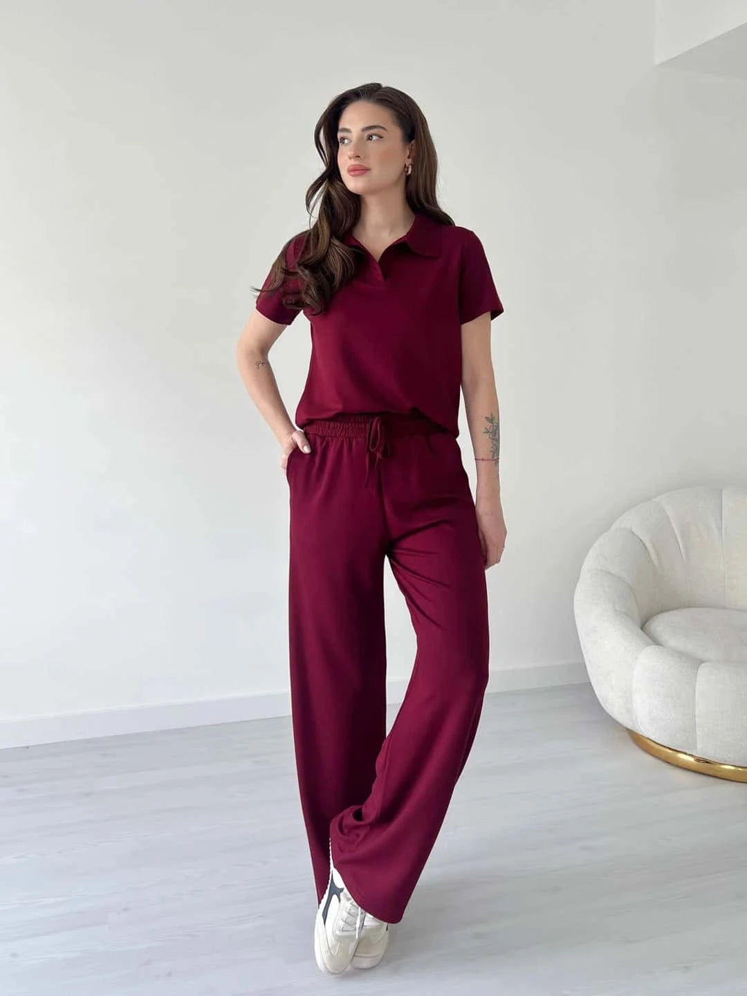 Ensemble Polo & Pantalon Demi-Manches
