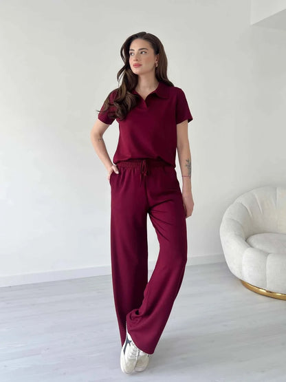 Ensemble Polo & Pantalon Demi-Manches