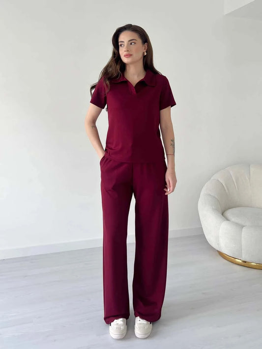 Ensemble Polo & Pantalon Demi-Manches