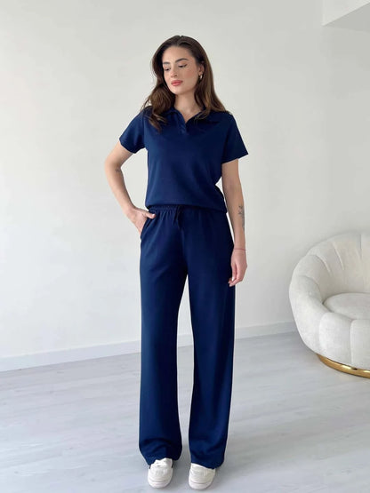 Ensemble Polo & Pantalon Demi-Manches