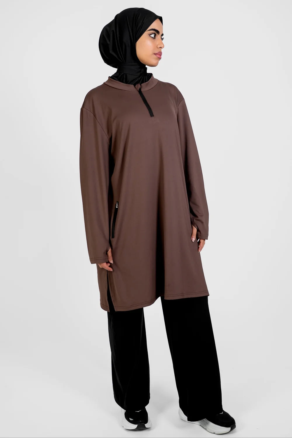 Rawnaqe Active Tunic-Set 3 Pièces – Tunique, Pantalon & Cagoule